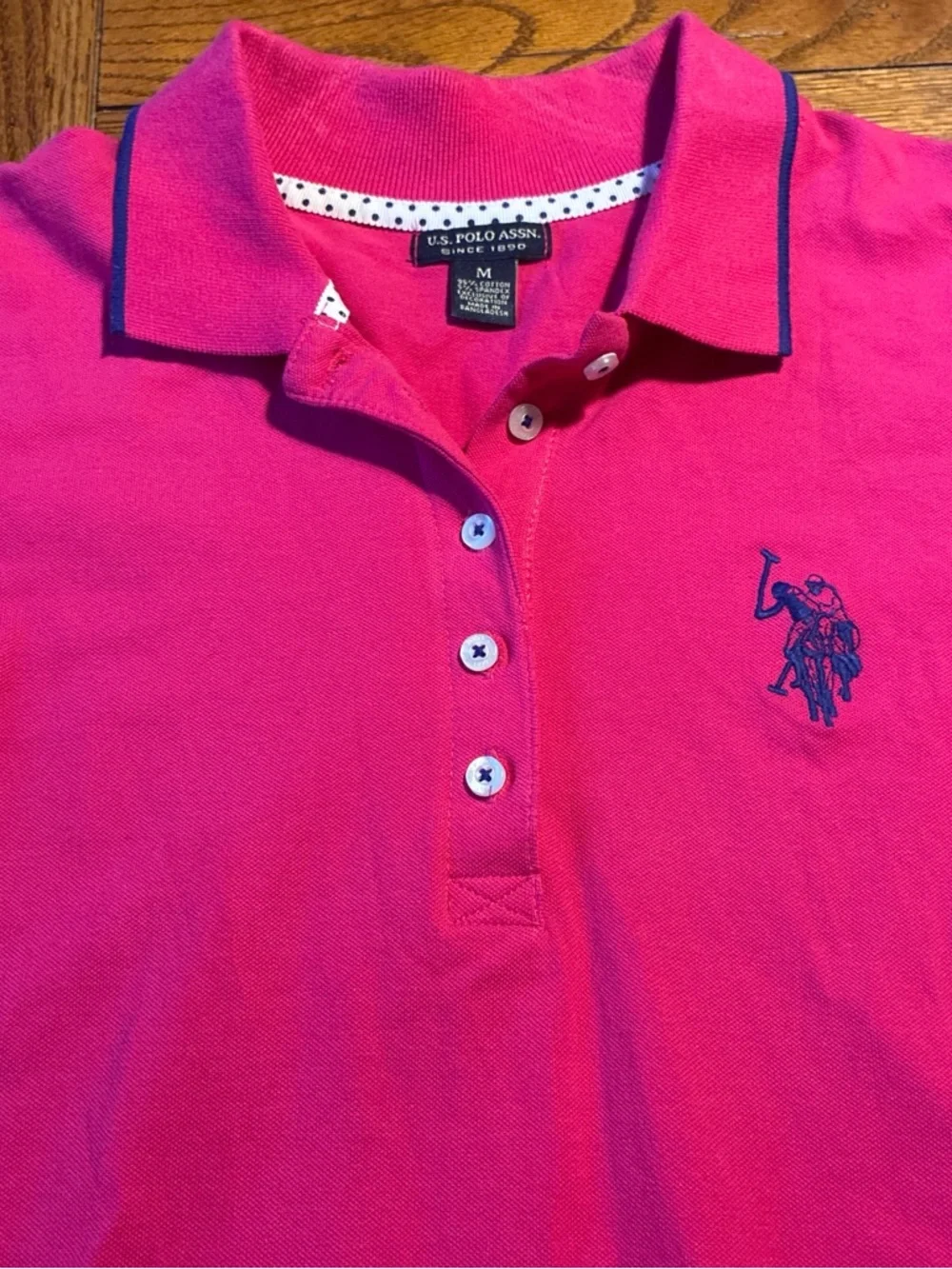 Bright Pink Polo Dress - U.S. Polo Assn. - Picture 2 of 6